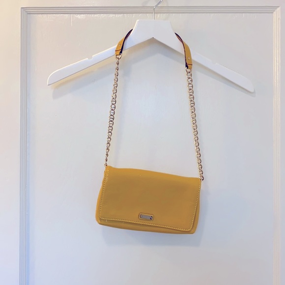 kate spade Handbags - Kate Spade Small Mustard Color Patent Leather Bag